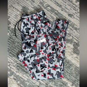 Men’s Geometric Pattern Rawgear Joggers  Size Large (L)